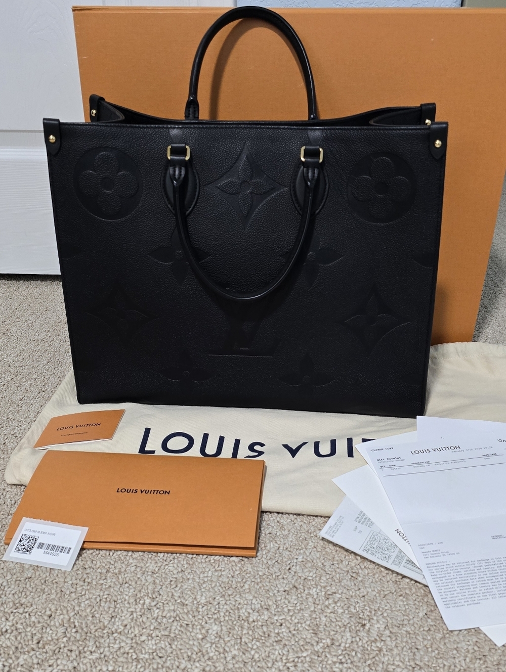 Louis Vuitton OnTheGo GM Empreinte Noir